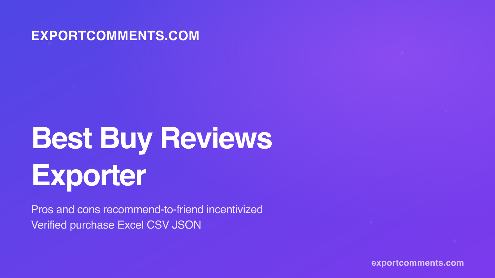 How to Export Best Buy Reviews to Excel